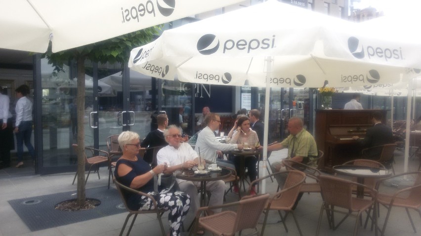 Kawiarnia na rynku w Katowicach