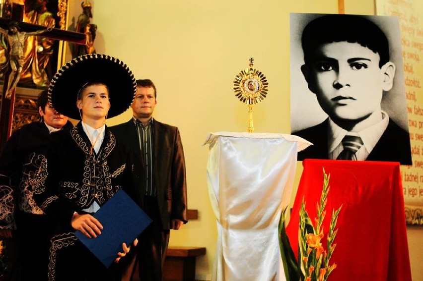 Relikwie błogoławionego 14-letniego Jose z Meksyku w Szczecinie [zdjęcia]