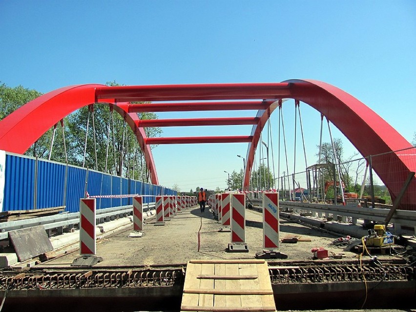 Most na Prośnie na osiedlu Piwonice w Kaliszu