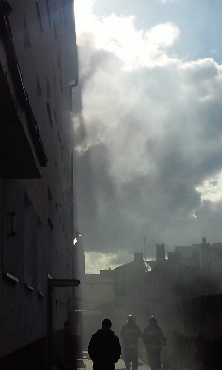 Pożar w Kole: Paliło się mieszkanie na ulicy Broniewskiego