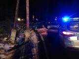 Muchówka. Wypadek z udziałem dwóch samochodów na drodze wojewódzkiej nr 965, jedna osoba trafiła do szpitala [ZDJĘCIA]