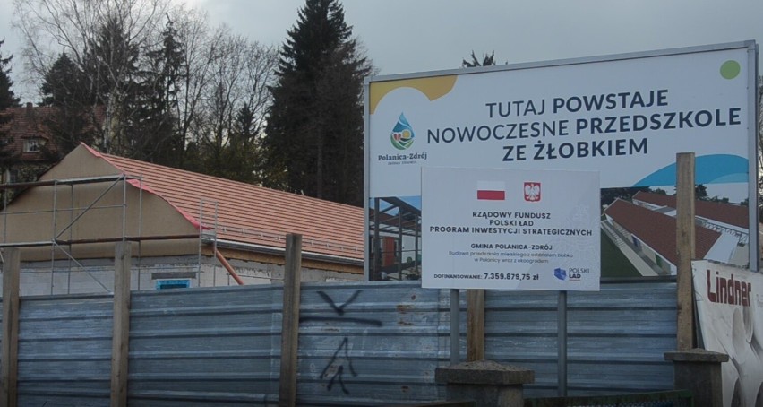 Trwa budowa nowoczesnego przedszkola w Polanicy-Zdroju.