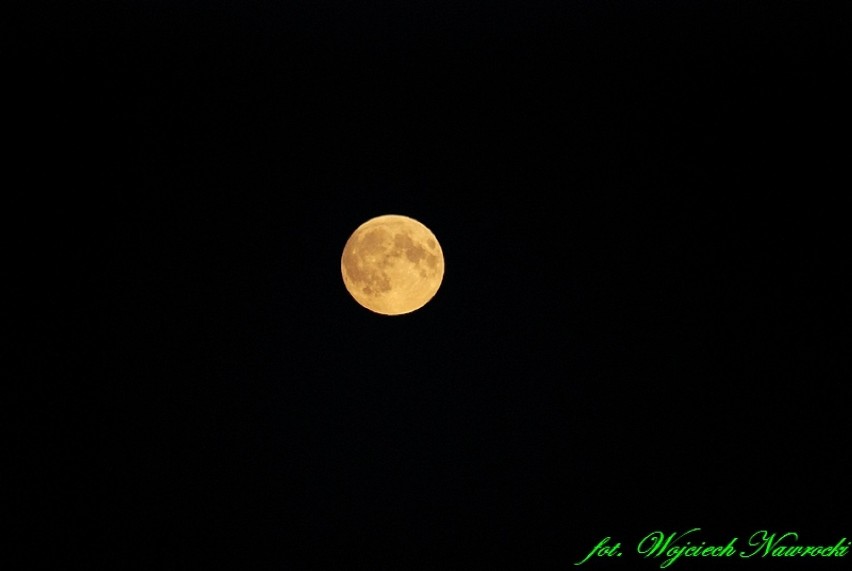 Krwawe Zaćmienie Księżyca nad Gołaszewem [zdjęcia]