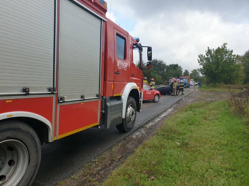 Wypadek pod Brzeziną - 15.09.2022r.