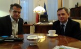 Burmistrz Malborka spotkał się z ministrem Nowakiem w sprawie obwodnicy miasta i drugiej nitki mostu