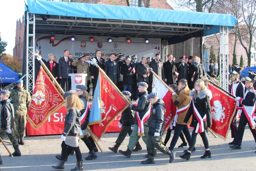 Sławno - Wojewódzkie uroczystości Święta Niepodległości