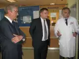 Bartosz Arłukowicz, minister zdrowia, odwiedził Śląskie Centrum Chorób Serca w Zabrzu w czwartek
