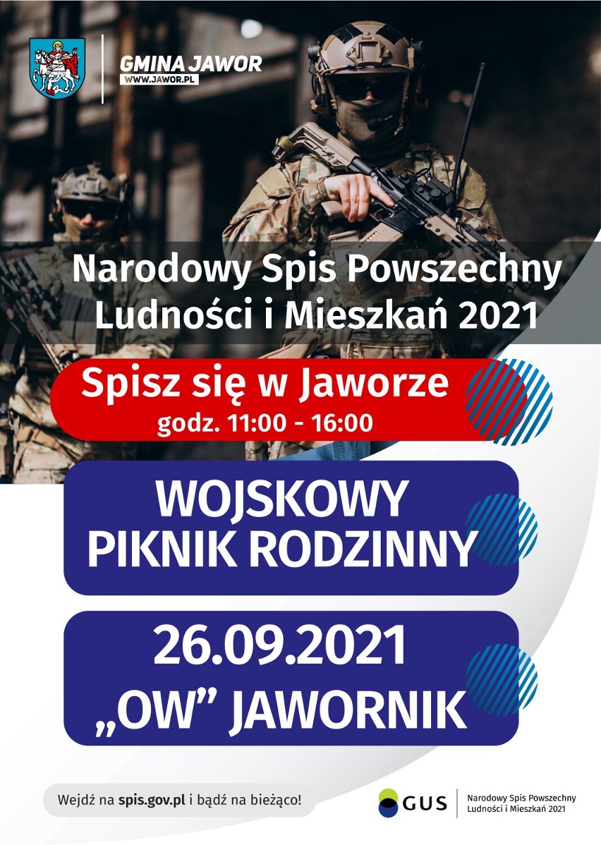 Wojskowy piknik rodzinny z okazji Święta Wojsk Obrony Terytorialnej w niedzielę 26 września w Jaworze