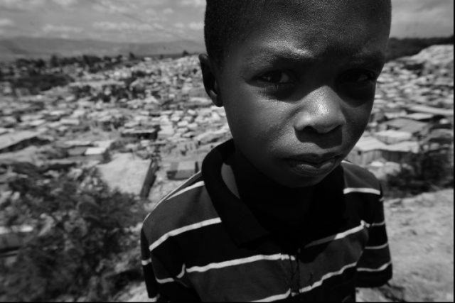 Jedno ze zdjęć z Haiti autorstwa Józefa Wolnego