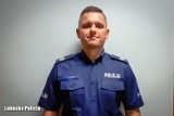 WSCHOWA. Sierż. szt. Radosław Kamiński, policjant  ze wschowskiej komendy, w drodze do pracy zatrzymał pijanego kierowcę [ZDJĘCIA]