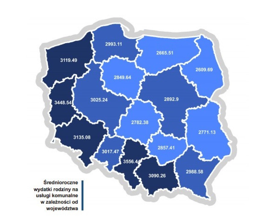 Mapy regionów i pełny ranking miast powiatowych w Polsce:...