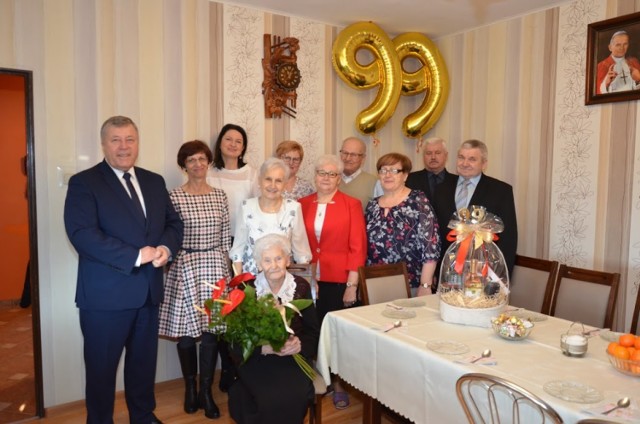 99. urodziny najstarszej mieszkanki gminy Kiszkowo