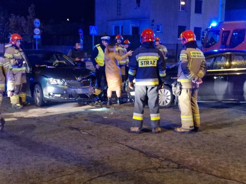Wypadek na skrzyżowaniu Wiejska- Gajowa we Włocławku