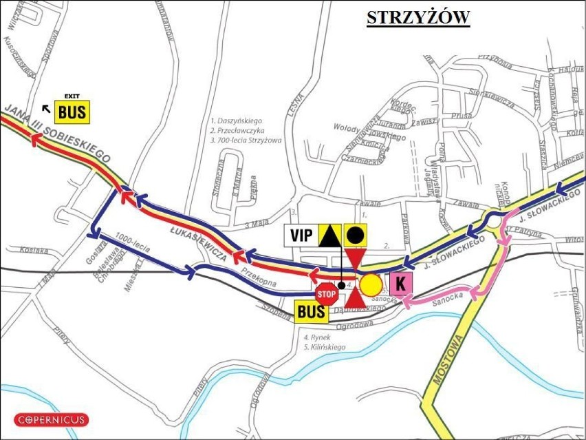 66. Tour de Pologne na Podkarpaciu. Utrudnienia w ruchu