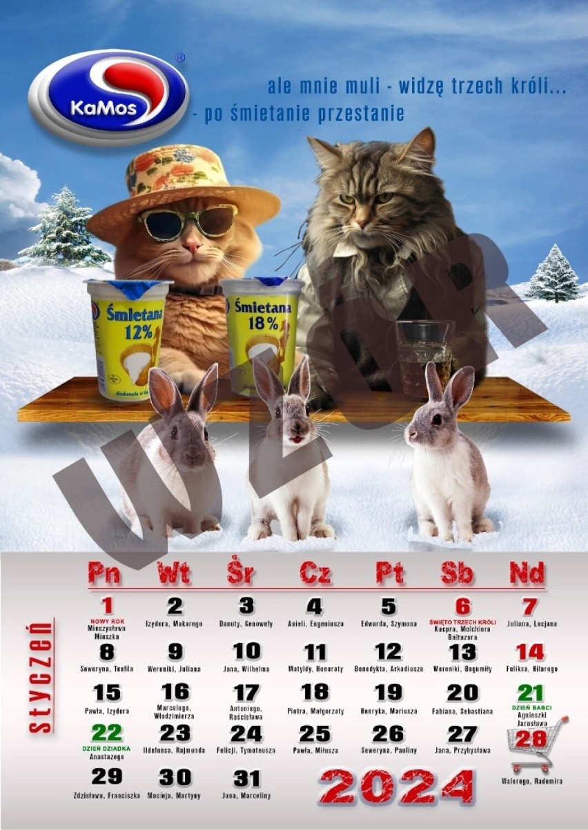 Od 6 grudnia kalendarze mają być dostępne w księgarniach,...
