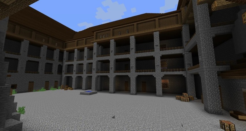 Możemy ujrzeć zamek Ogrodzieniec grając w popularną grę Minecraft.