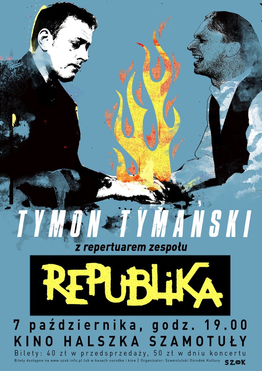 Szamotuły. Tymon Tymański zagra utwory "Republiki". Bilety wciąż są w sprzedaży!