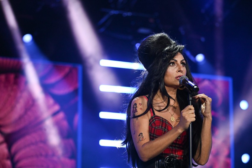 Na scenie mogliśmy zobaczyć... Amy Winehouse.