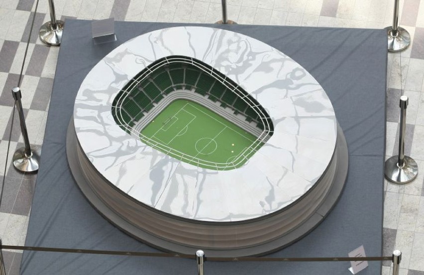 Miniatury ośmiu stadionów EURO 2012 można oglądać w Galerii Korona Kielce