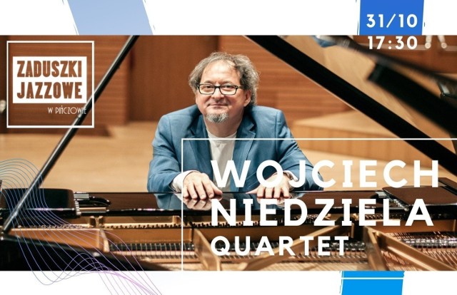 Wiadomo już, że 31 października podczas Zaduszek Jazzowych w Pińćzowie wystąpi Wojciech Niedziela, mistrz pianistyki jazzowej, kompozytor obecny na polskiej scenie jazzowej od początków lat 80-tych (na zdjęciu).