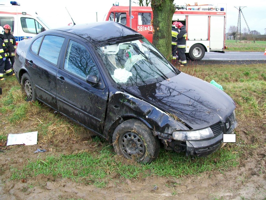 Kowalewo Góry - wypadek Seata Toledo