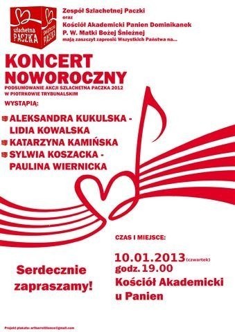 Koncert podsumowujący Szlachetną Paczkę już w piątek U Panien