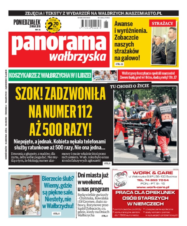 Panorama Wałbrzyska wydanie z 21 maja 2018 r.
