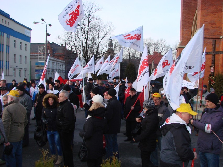 Strajk na Śląsku [2015]: W Mysłowicach protestowali górnicy. Blokowali ulice. Dziś powtórka ZDJECIA