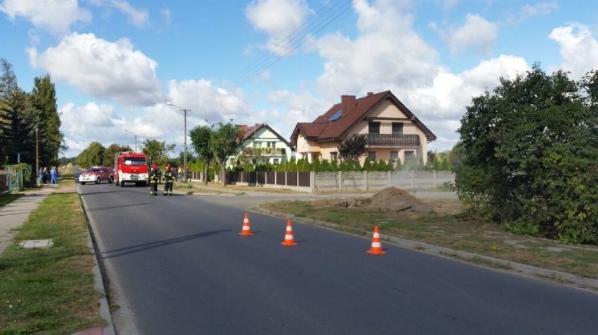 Kuślin: Wyciek gazu. w poniedziałek po godzinie 10 podczas...