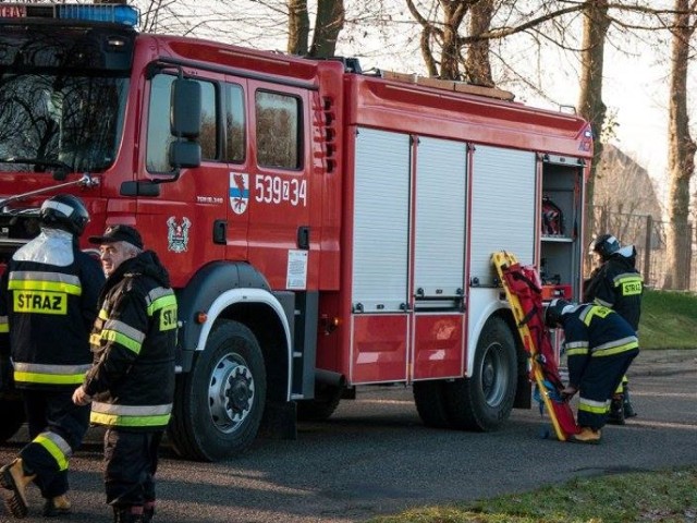 W akcji gaszenia pożaru brały udział dwa zastępy z OSP Dobrzany.