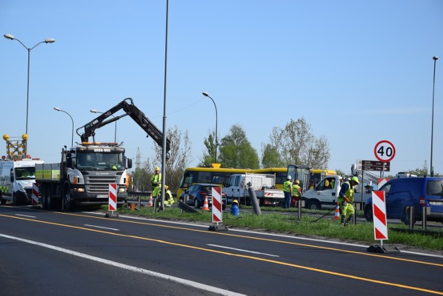 Przebudowa węzła Giszowiec. W piątek, 26 kwietnia, rozpoczęły się roboty na DK86, czyli ulicy Pszczyńskiej