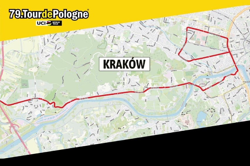 Tour de Pologne wjedzie do Krakowa. Trasa, utrudnienia, zmiany w komunikacji, mapy [5.08.2022]