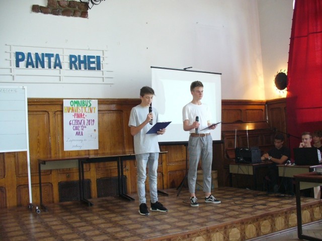 W konkursie brali udział uczniowie klas pierwszych i drugich