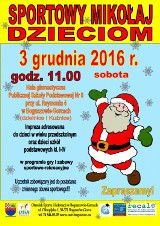 „Sportowy Mikołaj Dzieciom” w Boguszowie-Gorcach odbędzie się już 3 grudnia