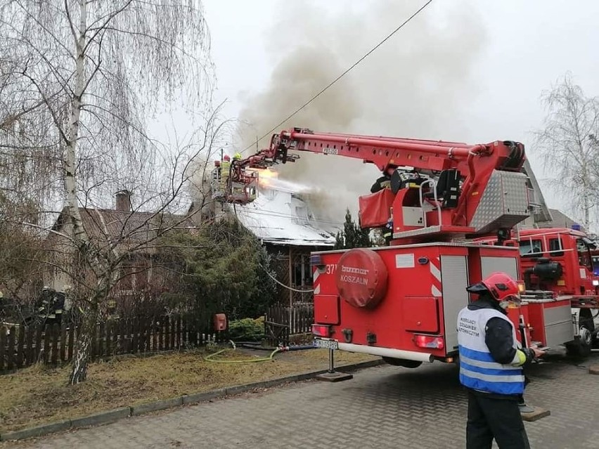 Pożar wybuchł gwałtownie w samo południe