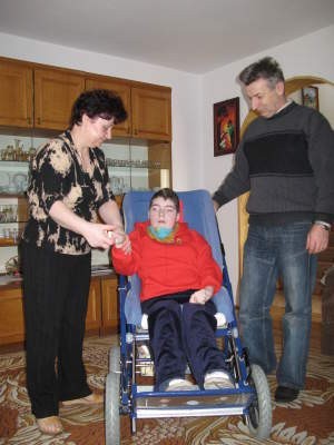 Martynka Rebis z mama Stanislawa i tata Janem