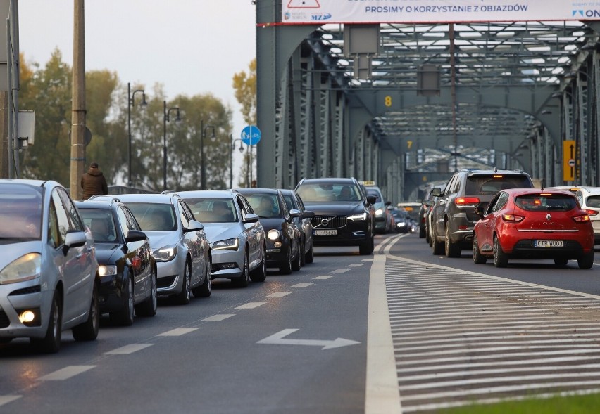 Zakorkowane lewobrzeże w Toruniu