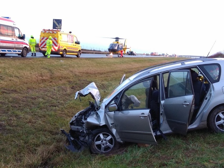 W piątek na 122. kilometrze autostrady A2 w kierunku...