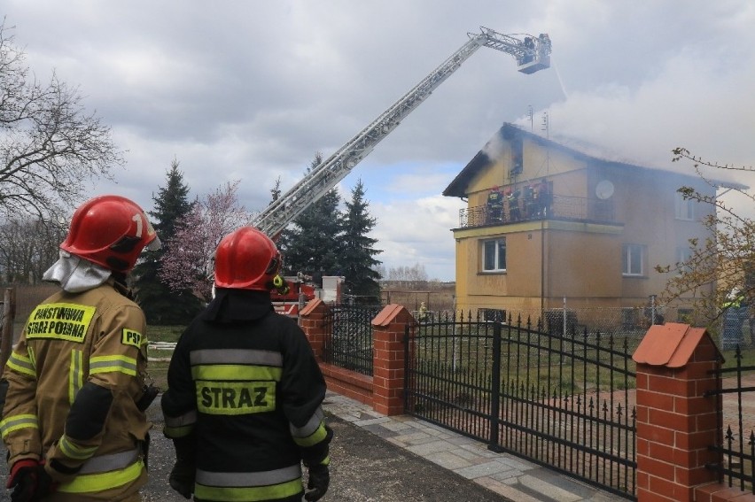 Pożar domu na Pawłowicach