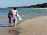 Niedziela na plaży w Grzybowie - mocna końcówka lata