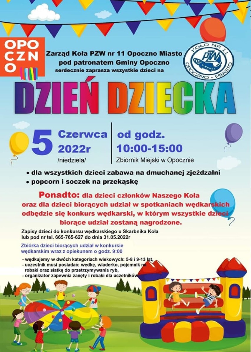Imprezy na Dzień Dziecka i pierwszy weekend czerwca w Opocznie i regionie. Na początek wakacji wystąpi O.S.T.R.