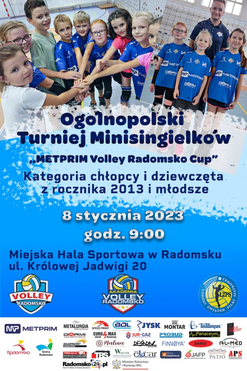 METPRIM Volley Radomsko będzie miał pracowity styczeń. Mecze ligowe i turnieje