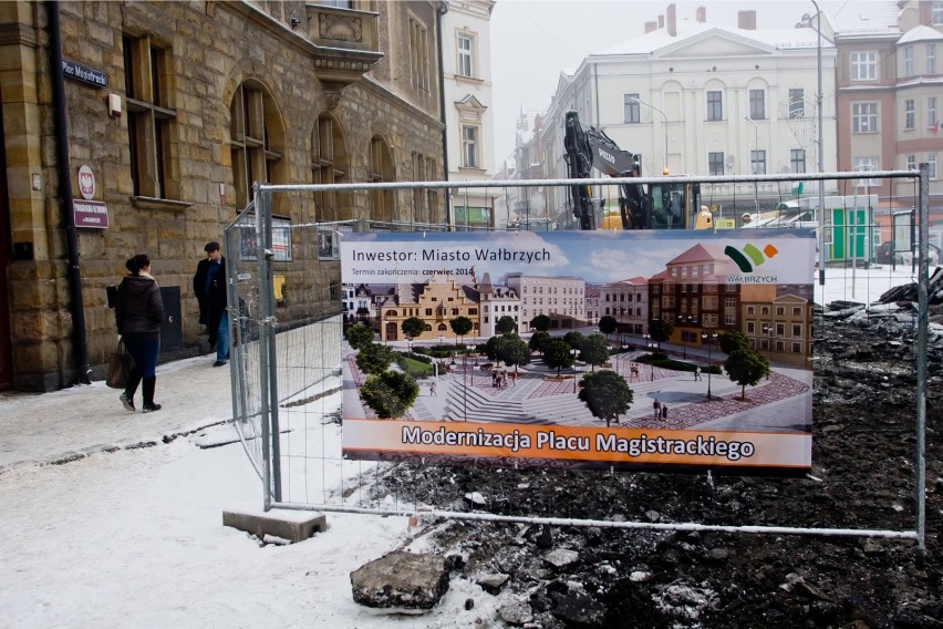Tak ostatnio przebudowywano plac Magistracki w Wałbrzychu