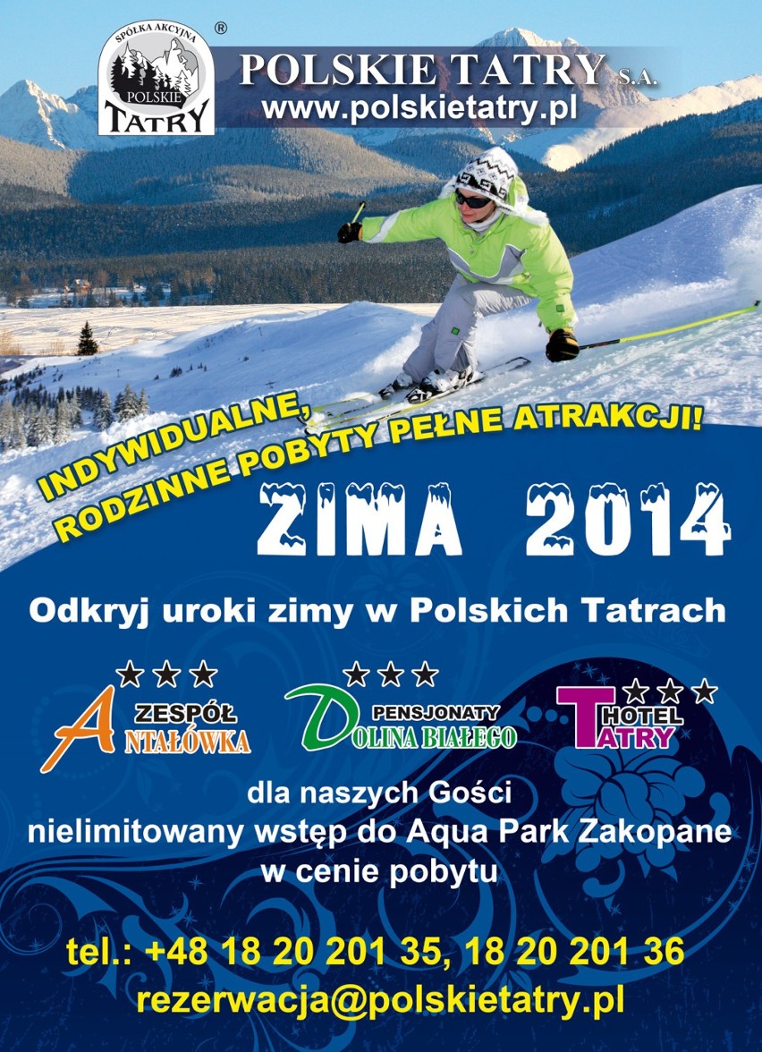 Rodzinne Ferie zimowe w Polskich Tatrach w Zakopanem