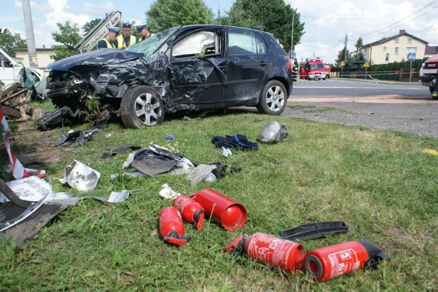 Wypadek w Jankowie Pierwszym