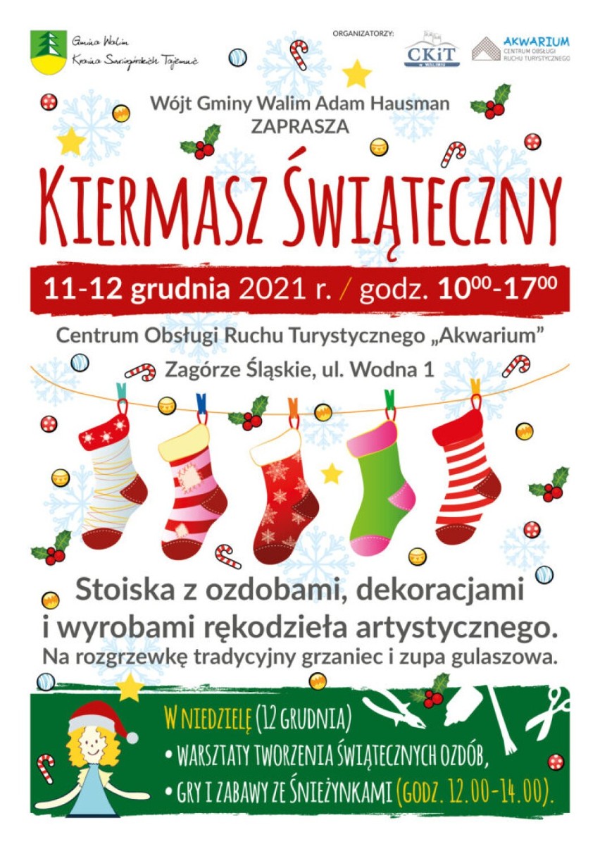 Weekend 10 – 12 grudnia w Wałbrzychu i okolicy. Jarmarki świąteczne koncerty i imprezy sportowe! Zobaczcie, gdzie się wybrać!