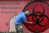 Kraków: artyści graffiti i street art zaprotestowali przeciwko GMO [ZDJĘCIA]