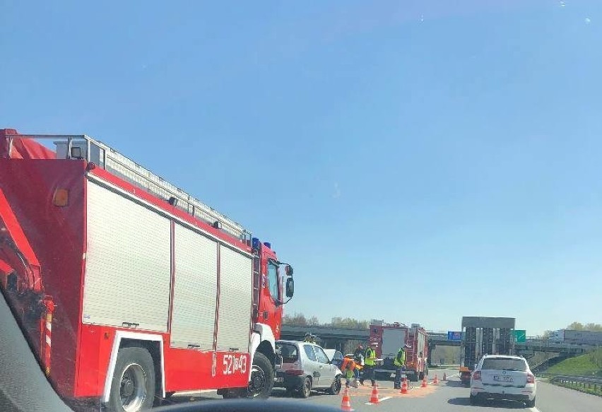 Do wypadku doszło przy węźle w Mysłowicach z trasą S1