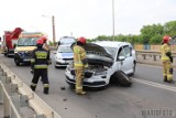 Wypadek na ul. Braci Kowalczyków w Opolu. Zderzyły się dwa samochody osobowe. Ranne zostało dziecko