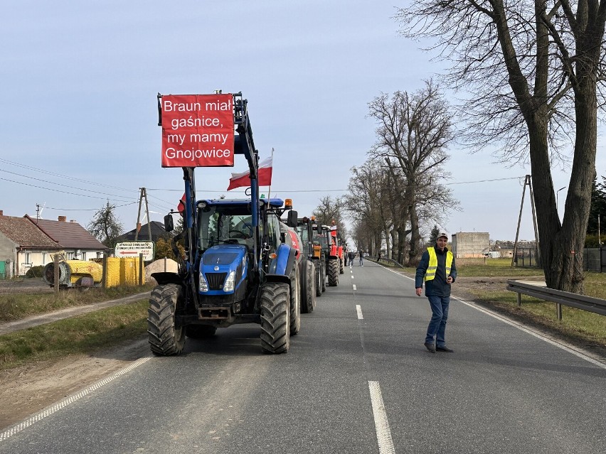 Tak wygląda protest rolników w Kosztowie